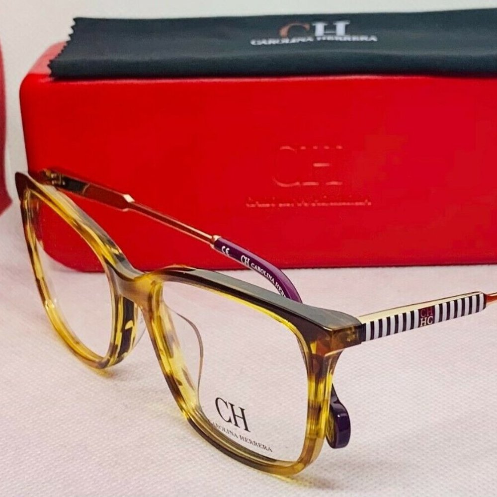 NEW CAROLINA HERRERA Eyeglasses Size 53/135/16 VHE 816 COL.0794